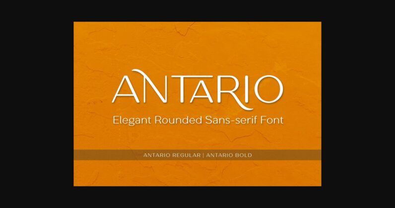 Antario Font Poster 3