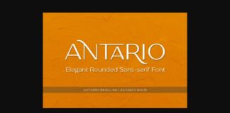 Antario Font Poster 1