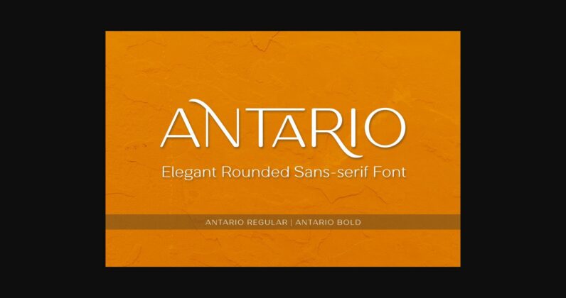 Antario Font Poster 1