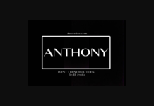 Anthony Font Poster 1