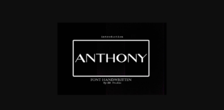 Anthony Font Poster 1