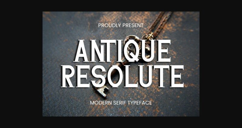 Antique Resolute Poster 1