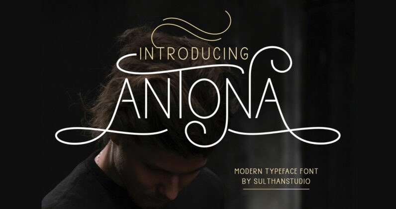 Antona Font Poster 3