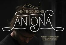 Antona Font Poster 1