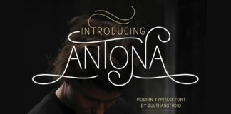Antona Font Poster 1
