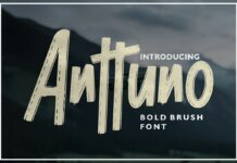 Anttuno Font Poster 1