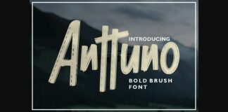 Anttuno Font Poster 1