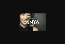 Anya Font Poster 1