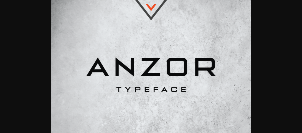 Anzor Font Poster 1