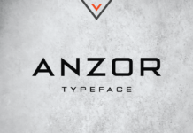 Anzor Font Poster 1
