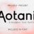 Aotani Font