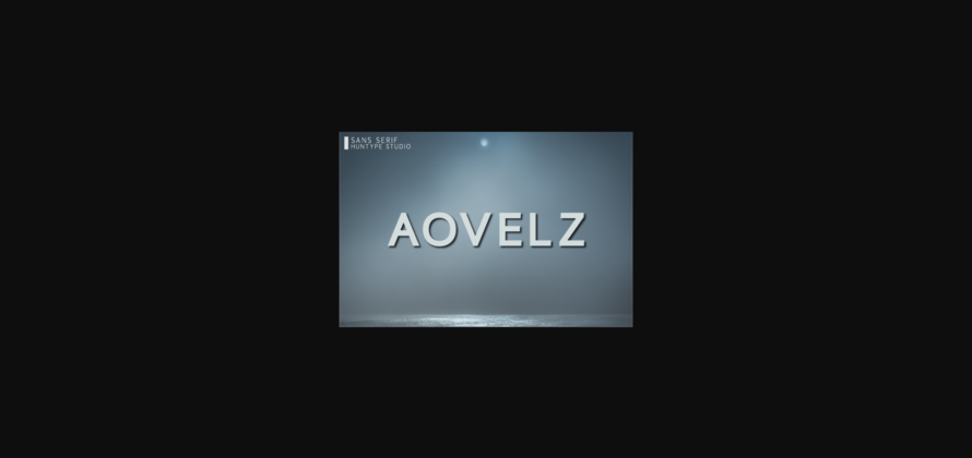 Aovelz Font Poster 1