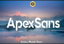 Apexsans Font Poster 1