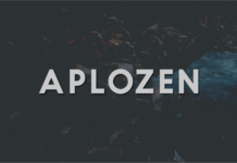 Aplozen Font Poster 1