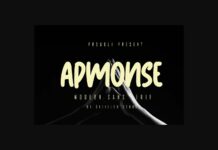 Apmonse Font Poster 1