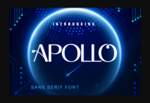 Apollo Font Poster 1