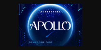 Apollo Font Poster 1