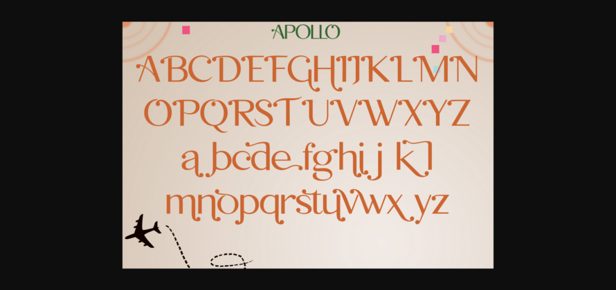 Apollo Font Poster 8