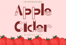 Apple Cider Font Poster 1