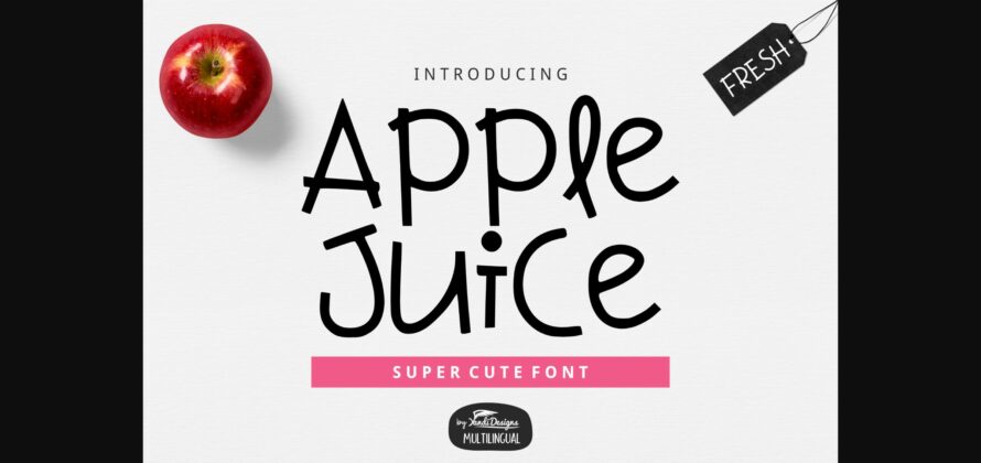 Apple Juice Font Poster 3
