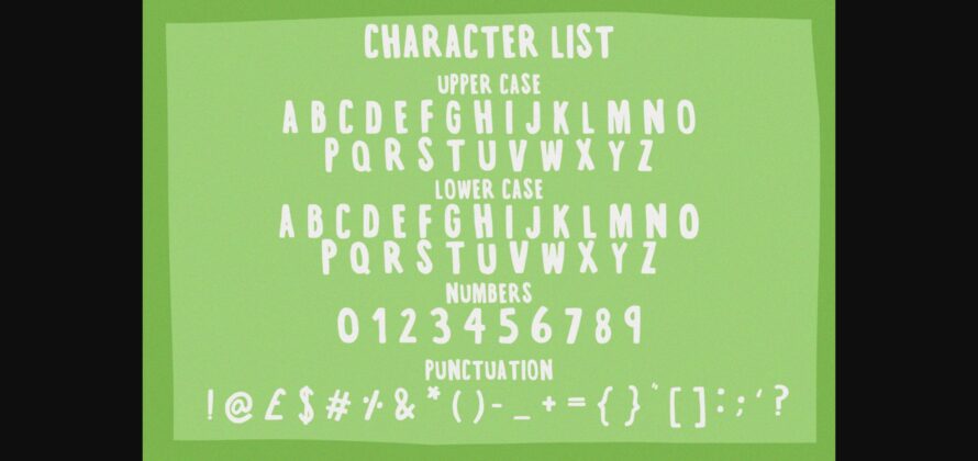 Apple Juice Font Poster 5