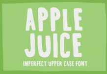 Apple Juice Font Poster 1