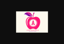 Apple Monogram Font Poster 1