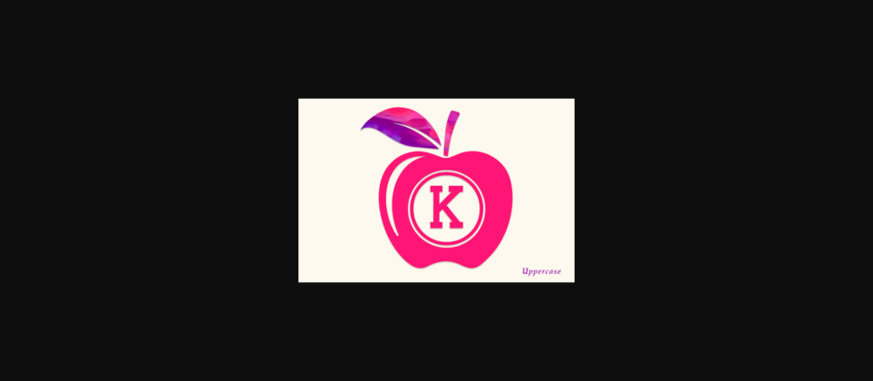 Apple Monogram Font Poster 5