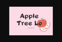 Apple Tree Lo Font Poster 1