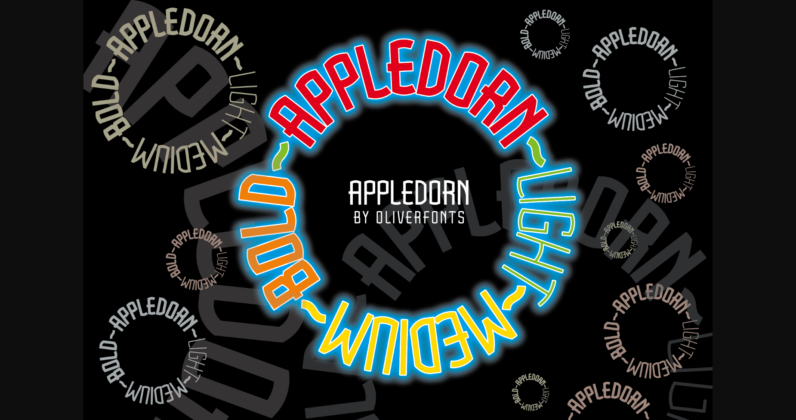 Appledorn Font Poster 3