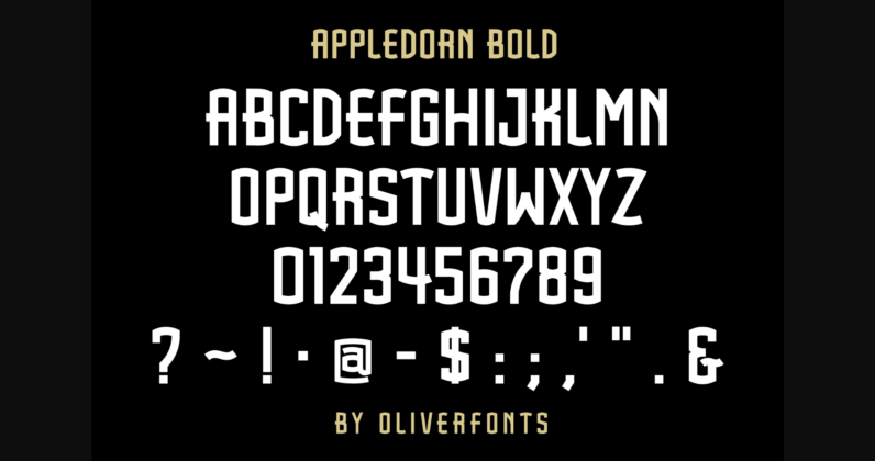 Appledorn Font Poster 9