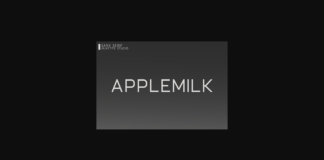 Applemilk Font Poster 1