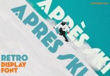 Après Ski Font Après Ski Font Poster 1