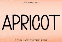 Apricot Font Poster 1