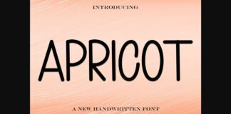 Apricot Font Poster 1