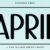 April Font