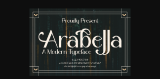 Arabella Font Poster 1