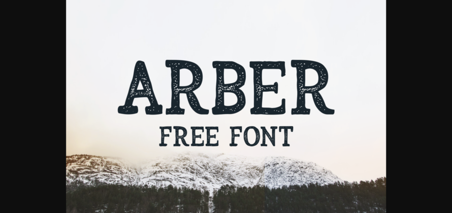 Arber Font Poster 1