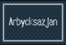 Arbycksazjan Font Poster 1