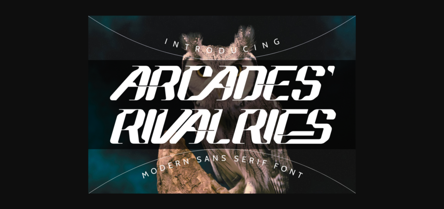 Arcades Rivalries Font Poster 3