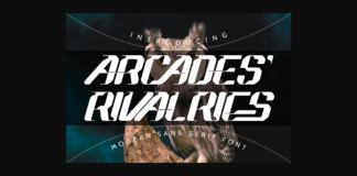 Arcades Rivalries Font Poster 1