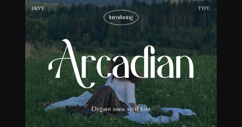 Arcadian Font Poster 3