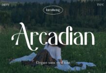 Arcadian Font Poster 1