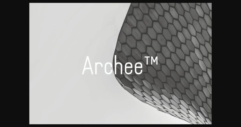Archee™ Font Poster 3