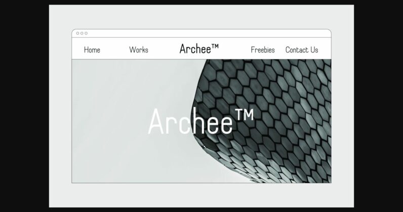 Archee™ Font Poster 10