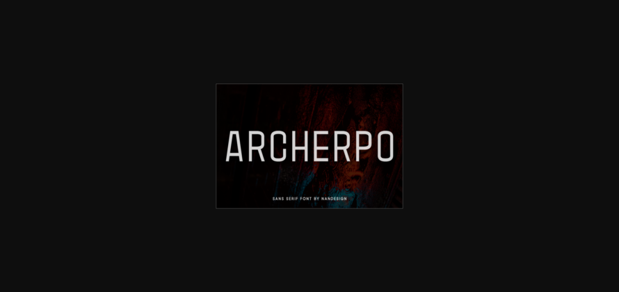 Archerpo Font Poster 3