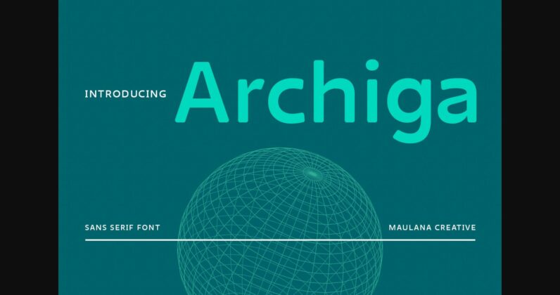 Archiga Font Poster 1