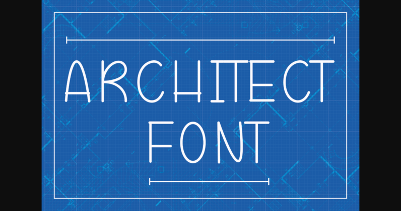 Architect Font Poster 3