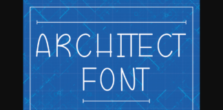 Architect Font Poster 1