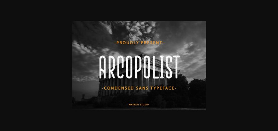 Arcopolist Font Poster 3